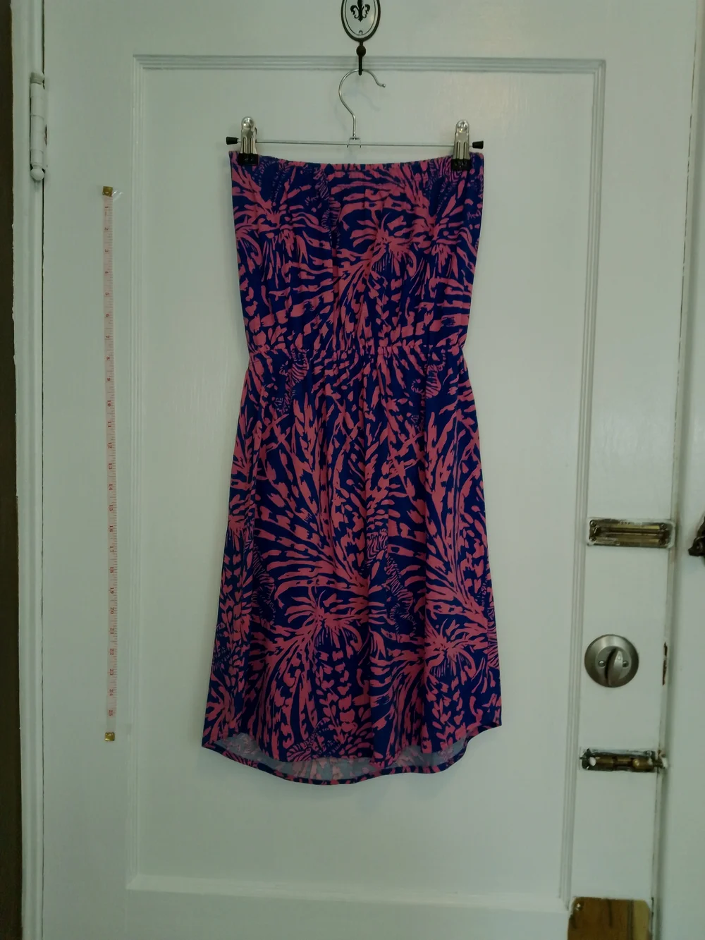 Lilly Pulitzer Strapless Floral Dress - Pink & Blue - Picture 5 of 6